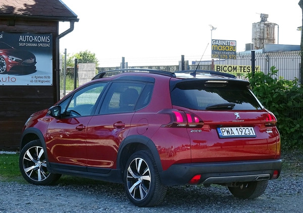 Peugeot 2008 cena 56900 przebieg: 83000, rok produkcji 2018 z Wągrowiec małe 137